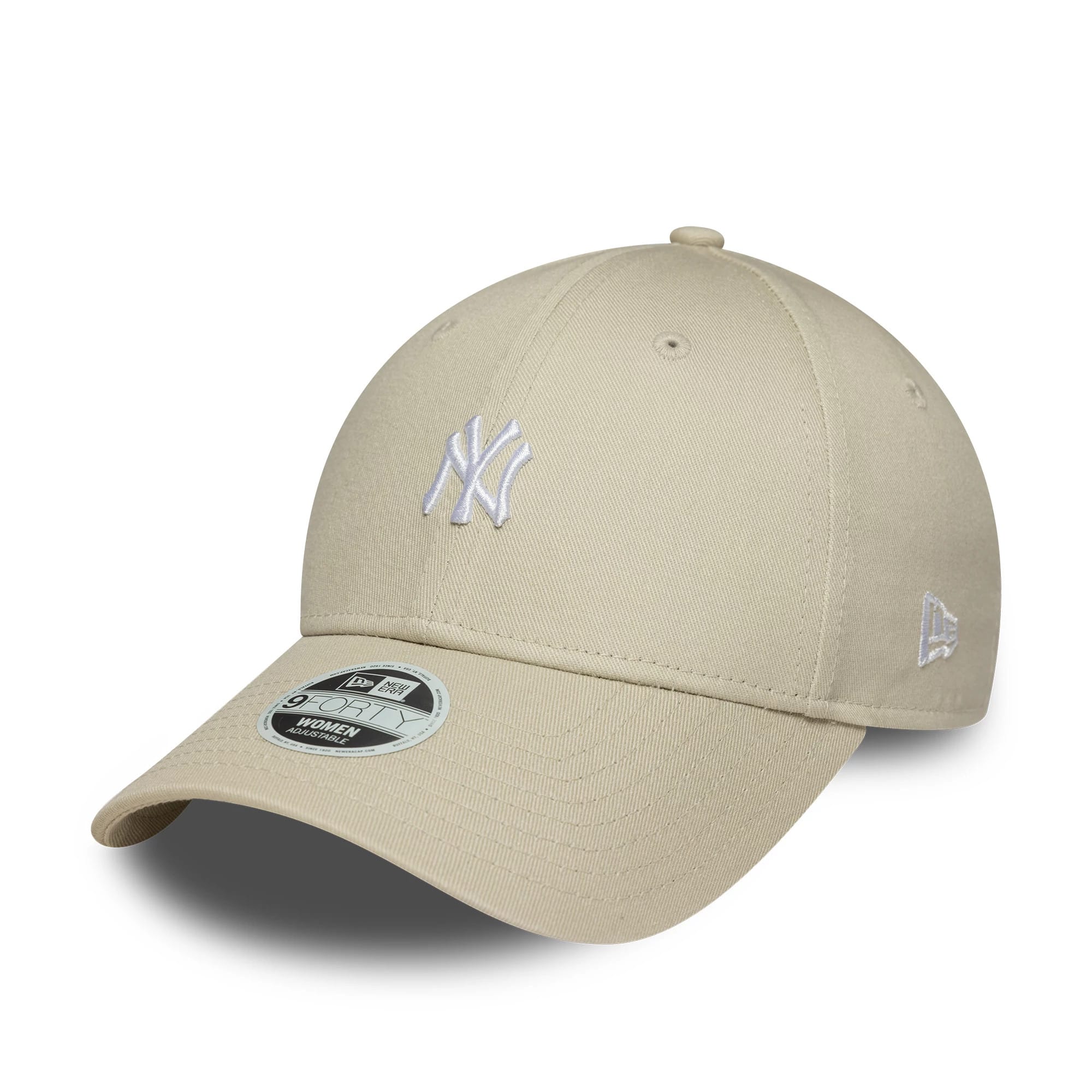New York Yankees Womens MLB Mini Logo Cream 9FORTY Adjustable Cap-kentox