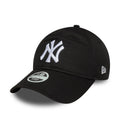 New York Yankees Womens MLB League Essential Black 9TWENTY Adjustable Cap-kentox