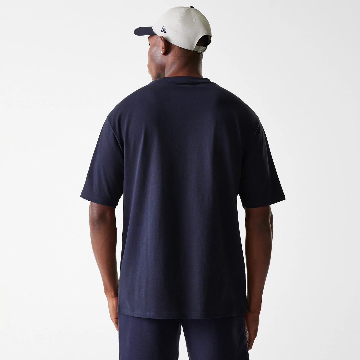 New York Yankees MLB League Essential Navy Oversized T-Shirt-kentox