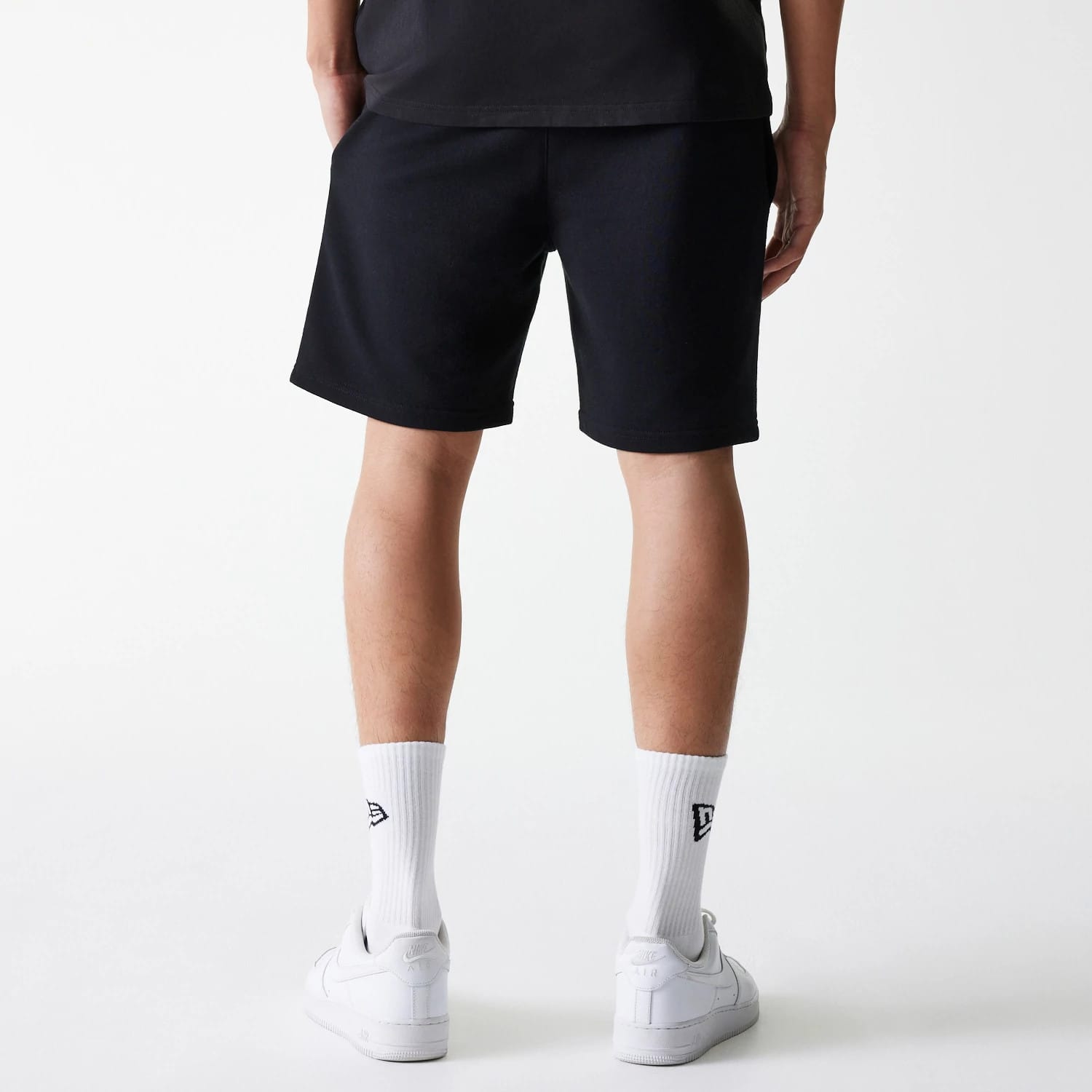 New York Yankees MLB League Essential French Terry Black Shorts-kentox