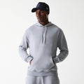New York Yankees MLB League Essential Midi French Terry Grey Oversized Pullover Hoodie-kentox
