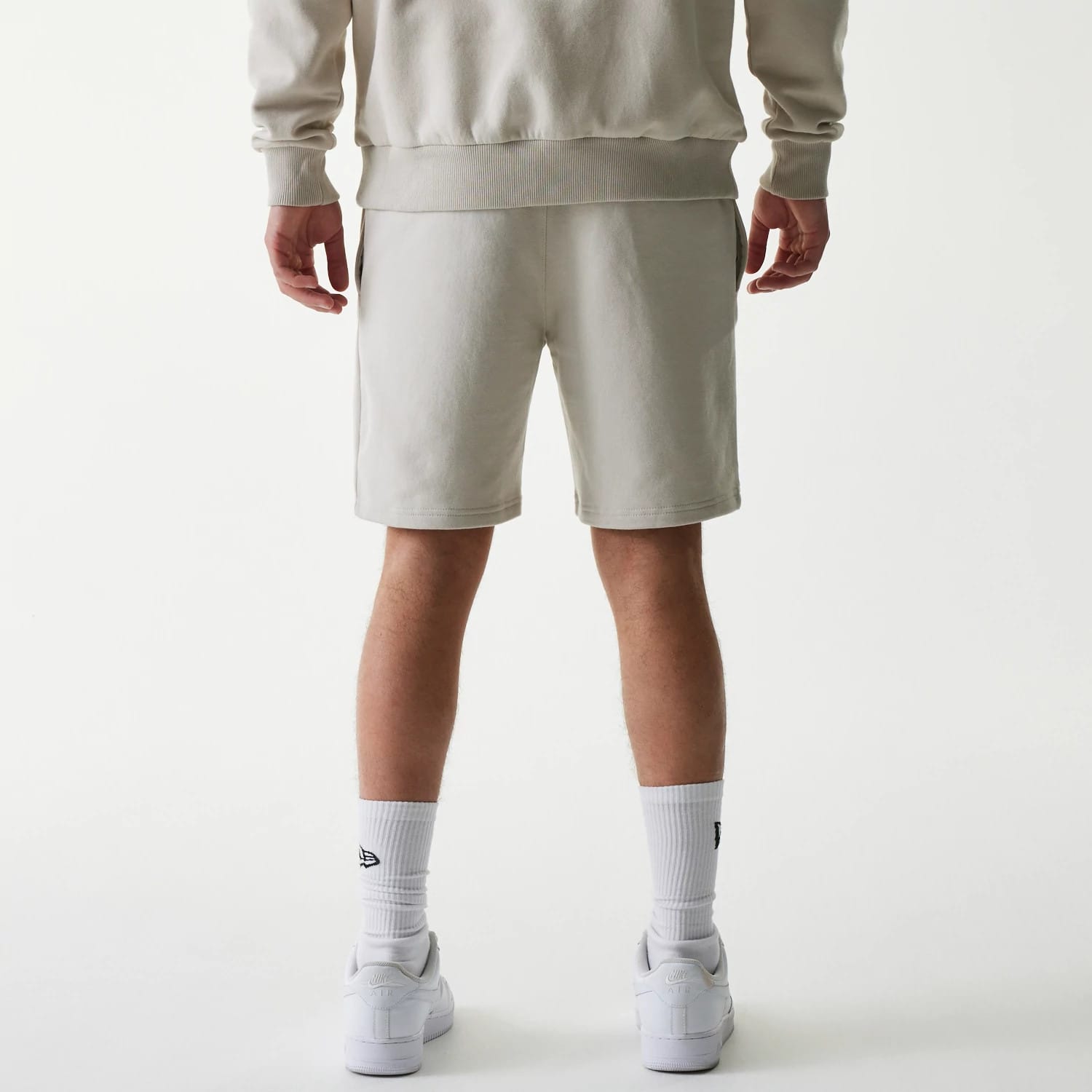 New York Yankees MLB League Essential Midi Cream Shorts-kentox