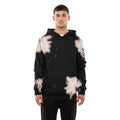 New York Yankees MLB Bleach Out Black Pullover Hoodie-kentox