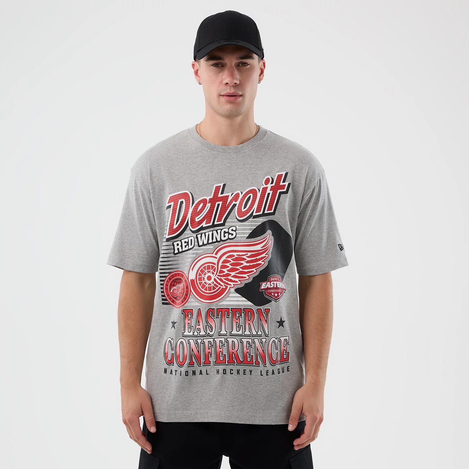 Detroit Red Wings NHL Sport Classic Grey T-Shirt-kentox