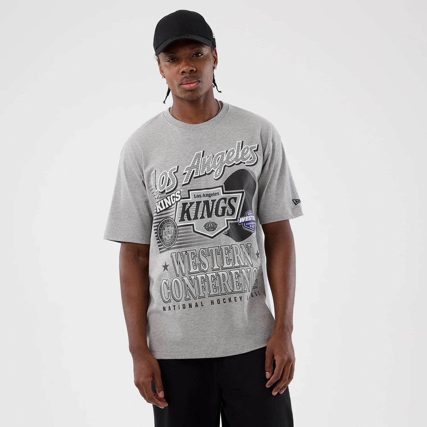 LA Kings NHL Sport Classic Grey T-Shirt-kentox