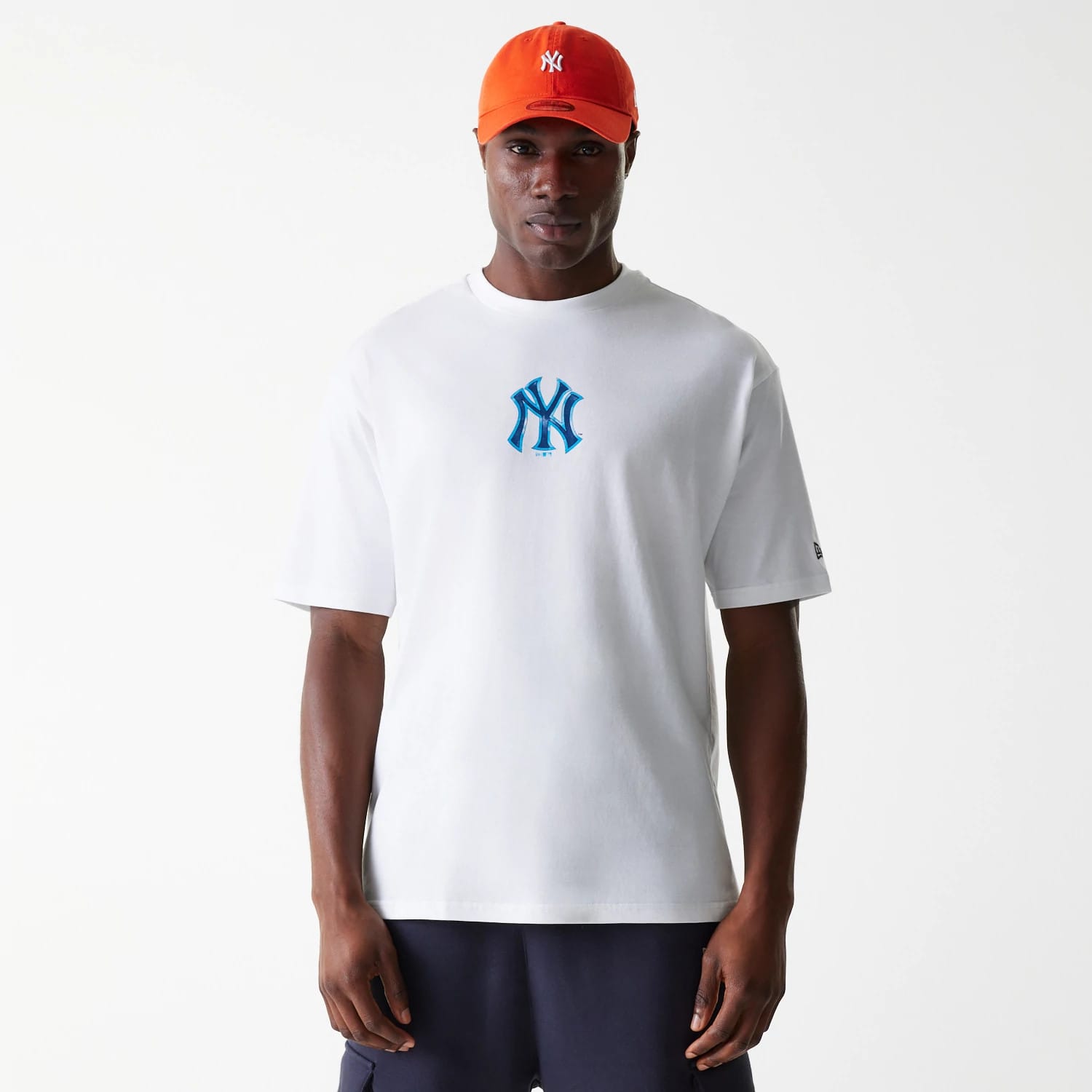 New York Yankees MLB World Series White Oversized T-Shirt-kentox