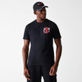 Chicago Bulls NBA Photographic Print Black T-Shirt-kentox