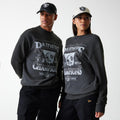 Las Vegas Raiders NFL Washed Super Bowl Grey Oversized Crew Neck Sweater-kentox