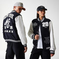 New Era Patch Black Varsity Jacket-kentox