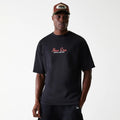 New Era Animal Graphic Black Oversized T-Shirt-kentox