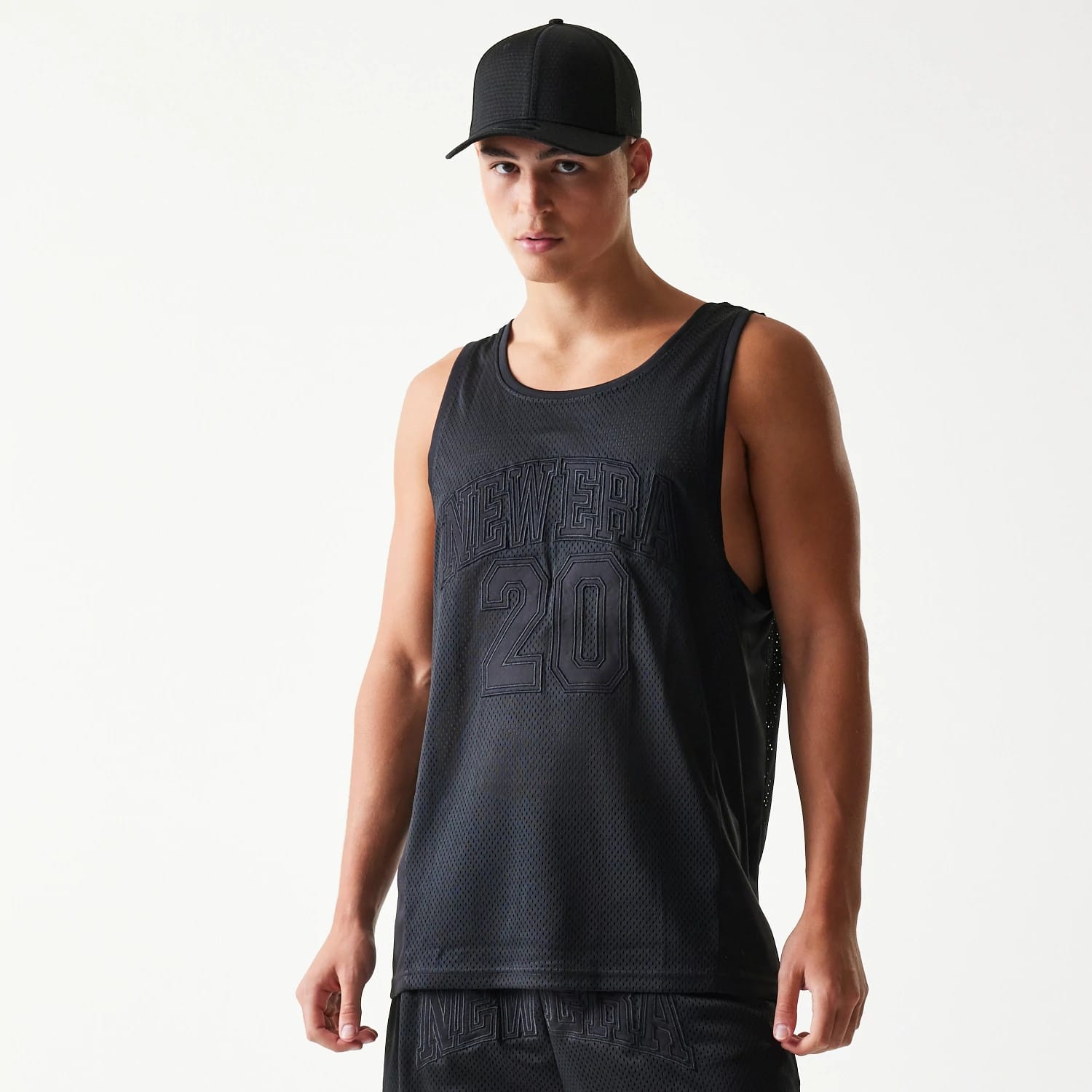 New Era Mesh Black Mesh Vest-kentox