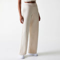 LA Dodgers Womens MLB Tonal Light Beige Straight Leg Joggers-kentox