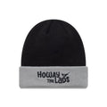 Newcastle United FC Youth Wordmark Black Cuff Knit Beanie Hat-kentox