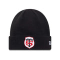 Stade Toulousain Core Black Cuff Knit Beanie Hat-kentox