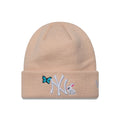 New York Yankees Toddler MLB Icon Pastel Pink Cuff Knit Beanie Hat-kentox
