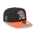 San Francisco Giants MLB Cartoon Black 59FIFTY A-Frame Fitted Cap-kentox