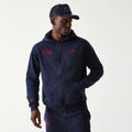 Red Bull Racing Dark Blue Oversized Full Zip Hoodie-kentox