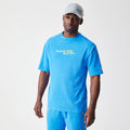Red Bull Racing Back Graphic Blue Oversized T-Shirt-kentox