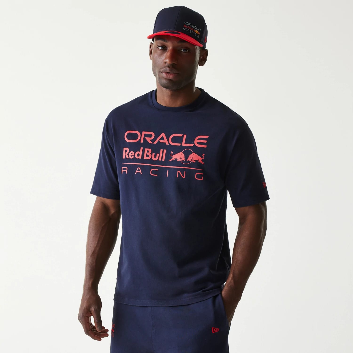 Red Bull Racing Dark Blue Oversized T-Shirt-kentox