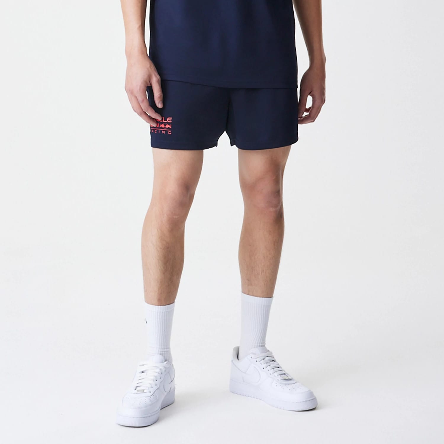 Red Bull Racing Graphic Dark Blue Football Shorts-kentox