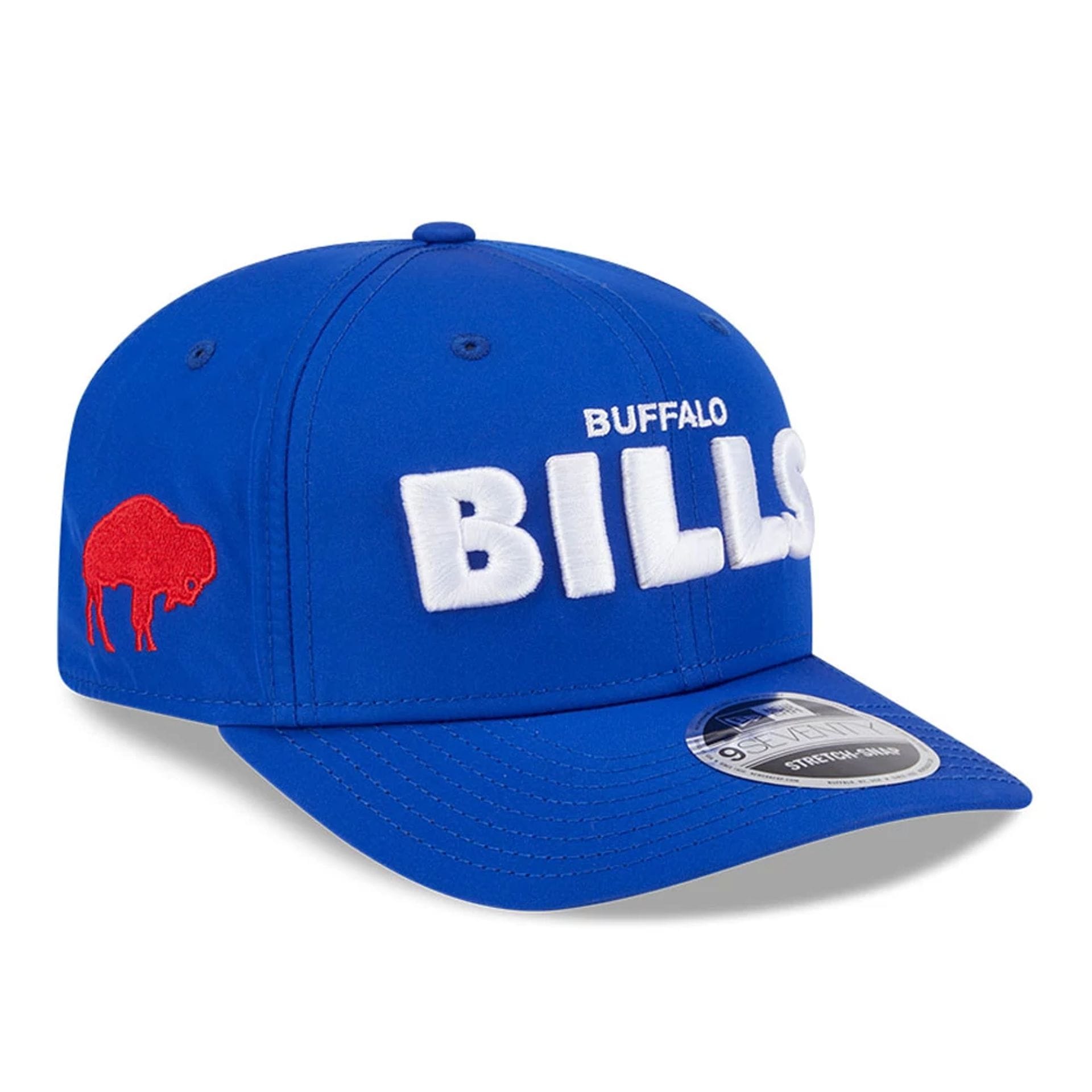 Buffalo Bills NFL Coach Blue 9SEVENTY Stretch Snap Adjustable Cap-kentox