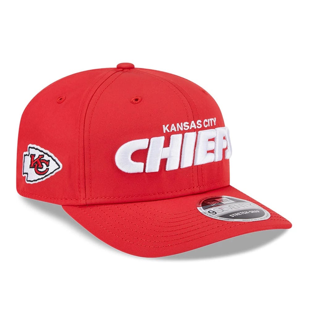 Kansas City Chiefs NFL Coach Red 9SEVENTY Stretch Snap Adjustable Cap-kentox