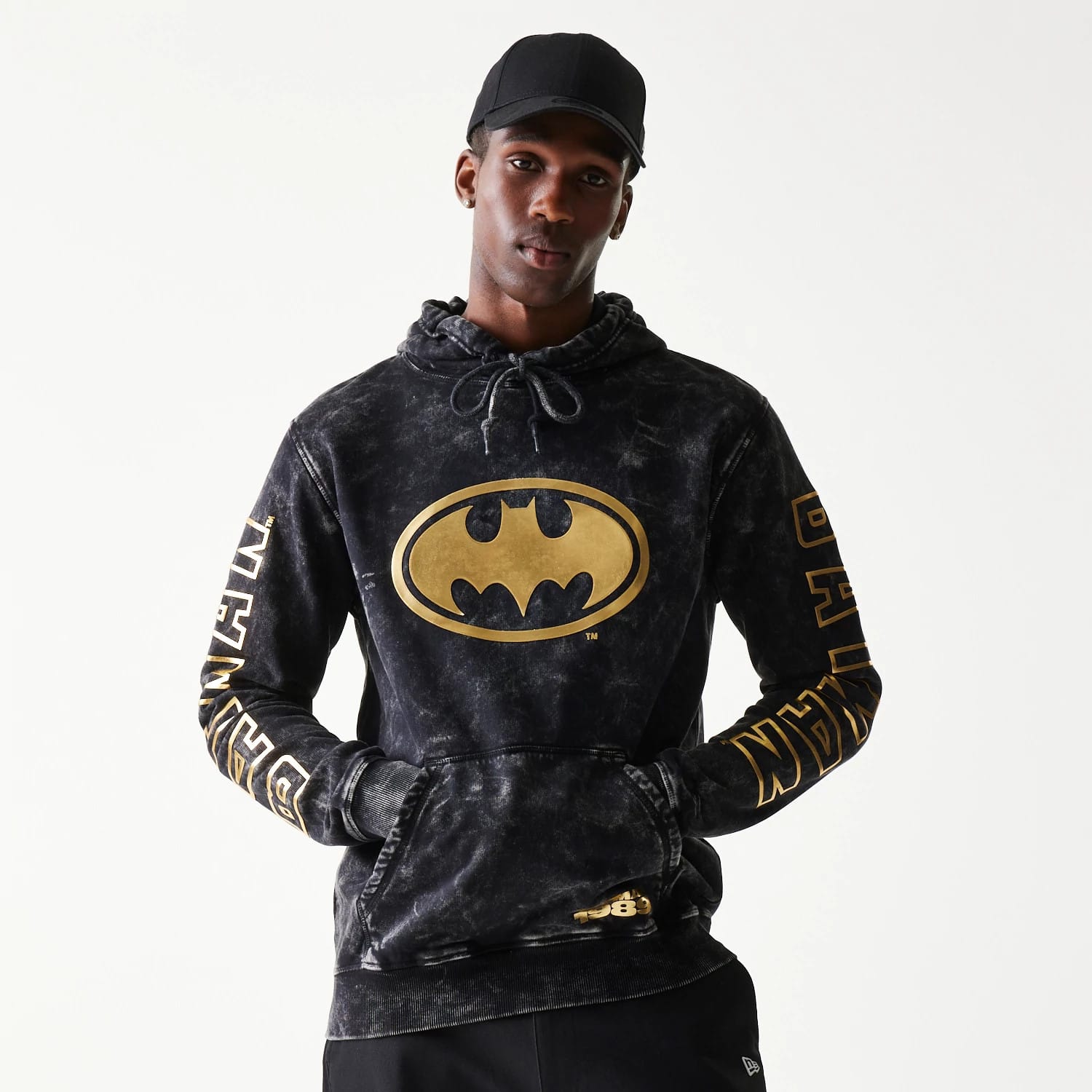 New Era Batman 1989 Black Pullover Hoodie-kentox
