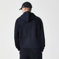 New Era Premium Essential Black Oversized Full Zip Hoodie-kentox