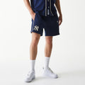 New York Yankees MLB Piping Navy Shorts-kentox