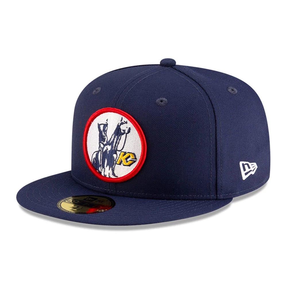 Kansas City Scouts NHL Basic Navy 59FIFTY Fitted Cap-kentox