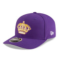 LA Kings NHL Team Purple 9SEVENTY Stretch Snap Adjustable Cap-kentox