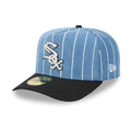 Chicago White Sox MLB Parallel Black 59FIFTY A-Frame Fitted Cap-kentox