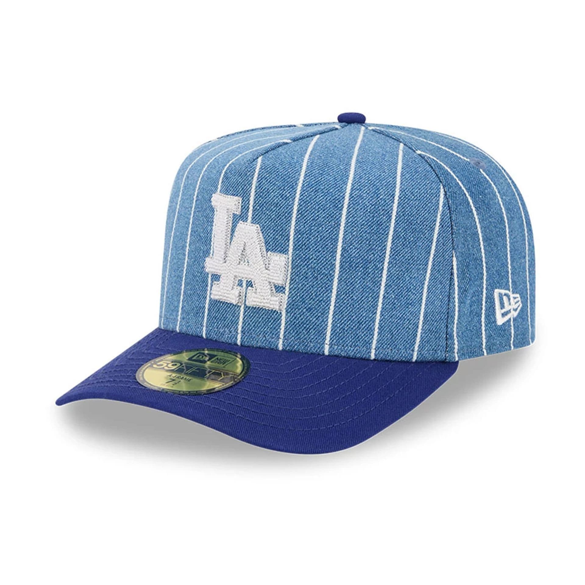 LA Dodgers MLB Parallel Dark Blue 59FIFTY A-Frame Fitted Cap-kentox