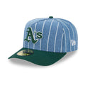 Athletics MLB Parallel Blue 59FIFTY A-Frame Fitted Cap-kentox