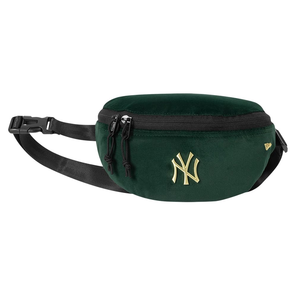New York Yankees MLB Velour Pin Dark Green Waist Bag-kentox