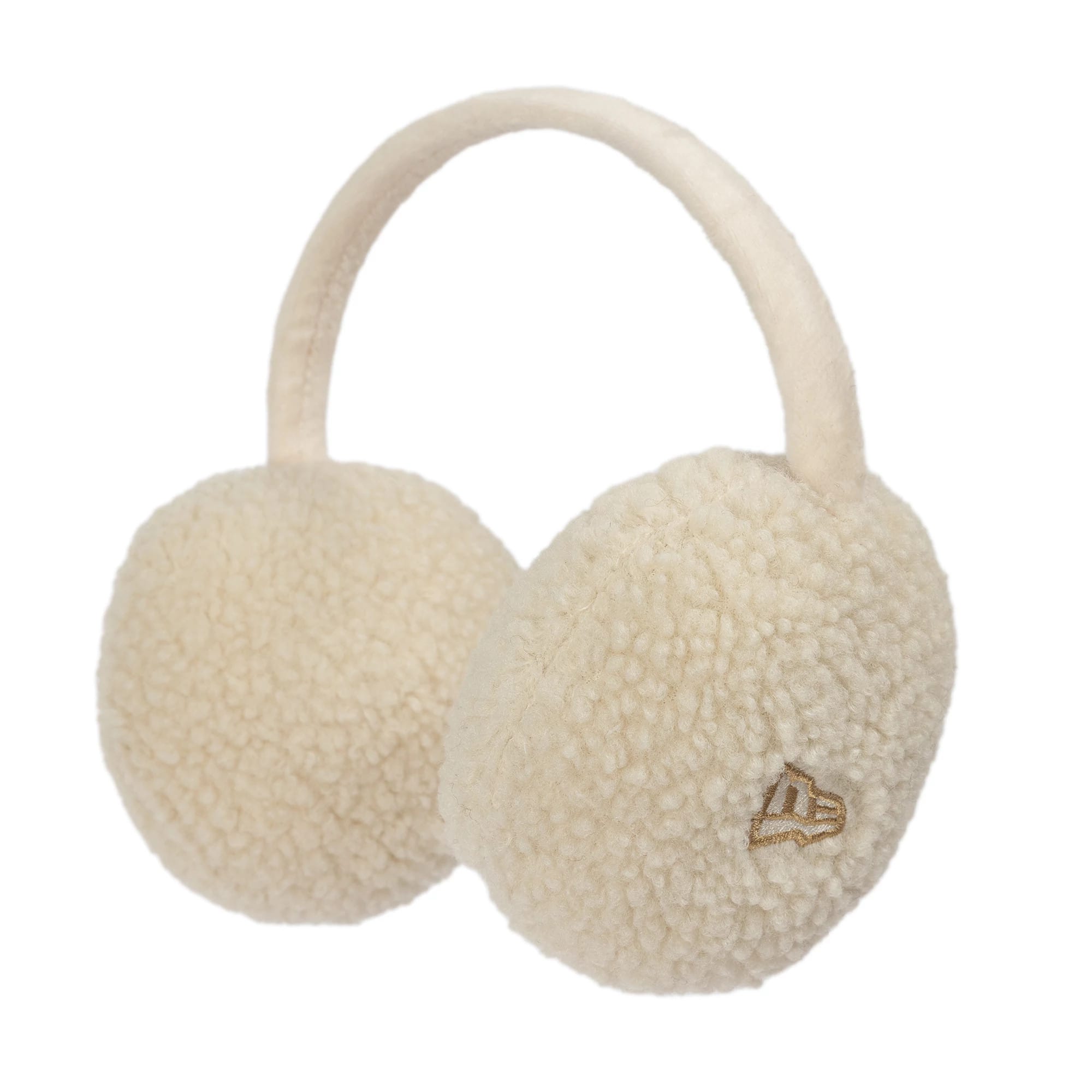New Era Borg Cream Ear Muffs-kentox