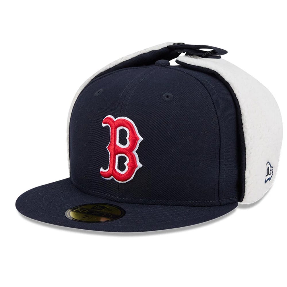 Boston Red Sox MLB Classic Navy Dogear 59FIFTY Fitted Cap-kentox