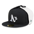 Athletics MLB Classic Black Dogear 59FIFTY Fitted Cap-kentox