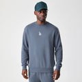 LA Dodgers MLB Midi League Essential Dark Grey Oversized Crew Neck Sweater-kentox