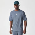LA Dodgers MLB Midi League Essential Dark Grey Oversized T-Shirt-kentox