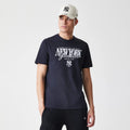 New York Yankees MLB Script Graphic Navy T-Shirt-kentox