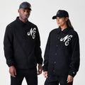 New Era Cord Black Coaches Jacket-kentox