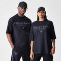 Chicago Bulls NBA Linear Black T-Shirt-kentox