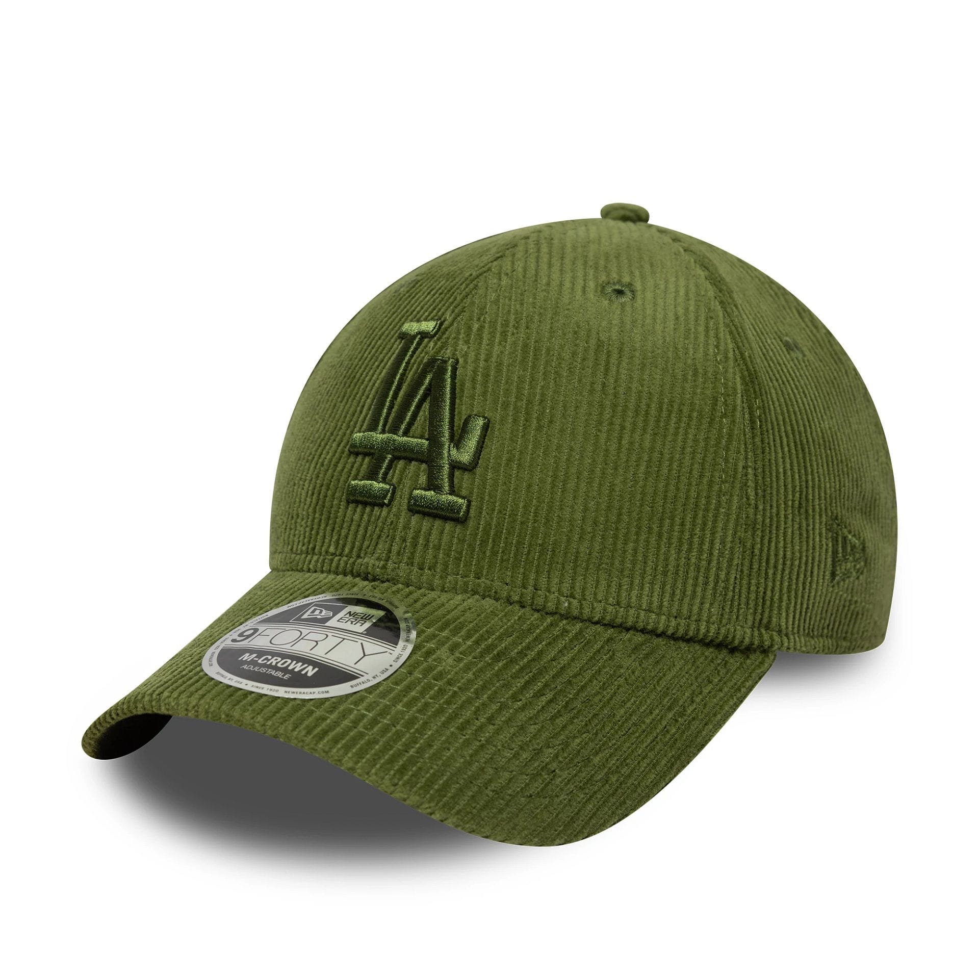 LA Dodgers MLB Cord Dark Green 9FORTY M-Crown Adjustable Cap-kentox