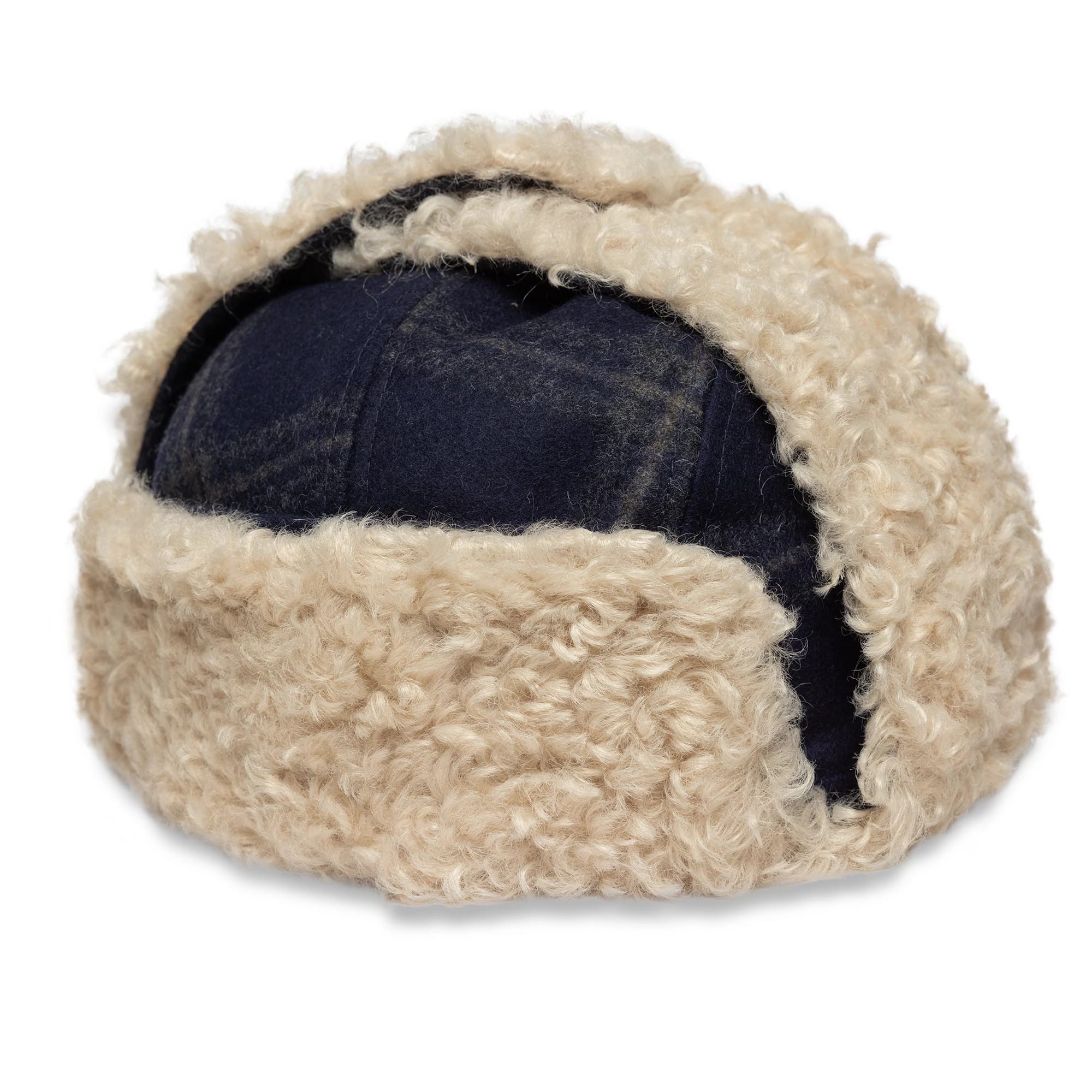 New Era Loden Navy Trapper Hat-kentox