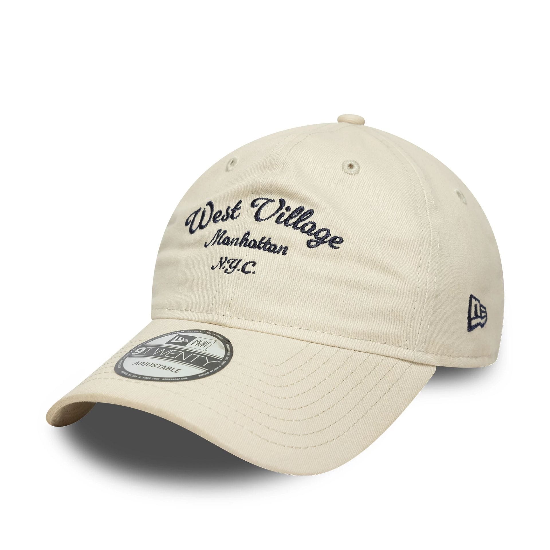 New Era Wordmark Cream 9TWENTY Adjustable Cap-kentox