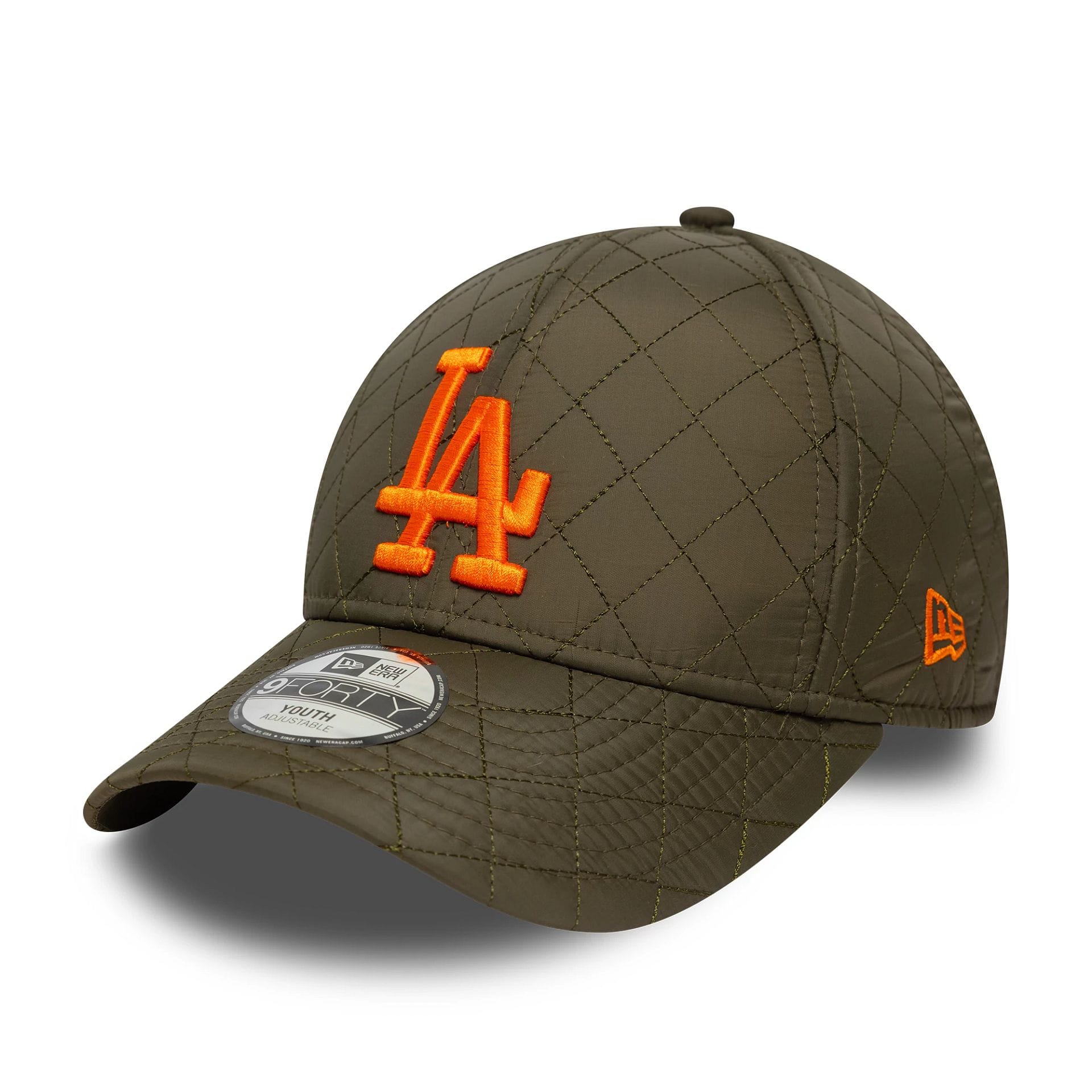 New York Yankees Youth MLB Quilted Dark Green 9FORTY Adjustable Cap-kentox