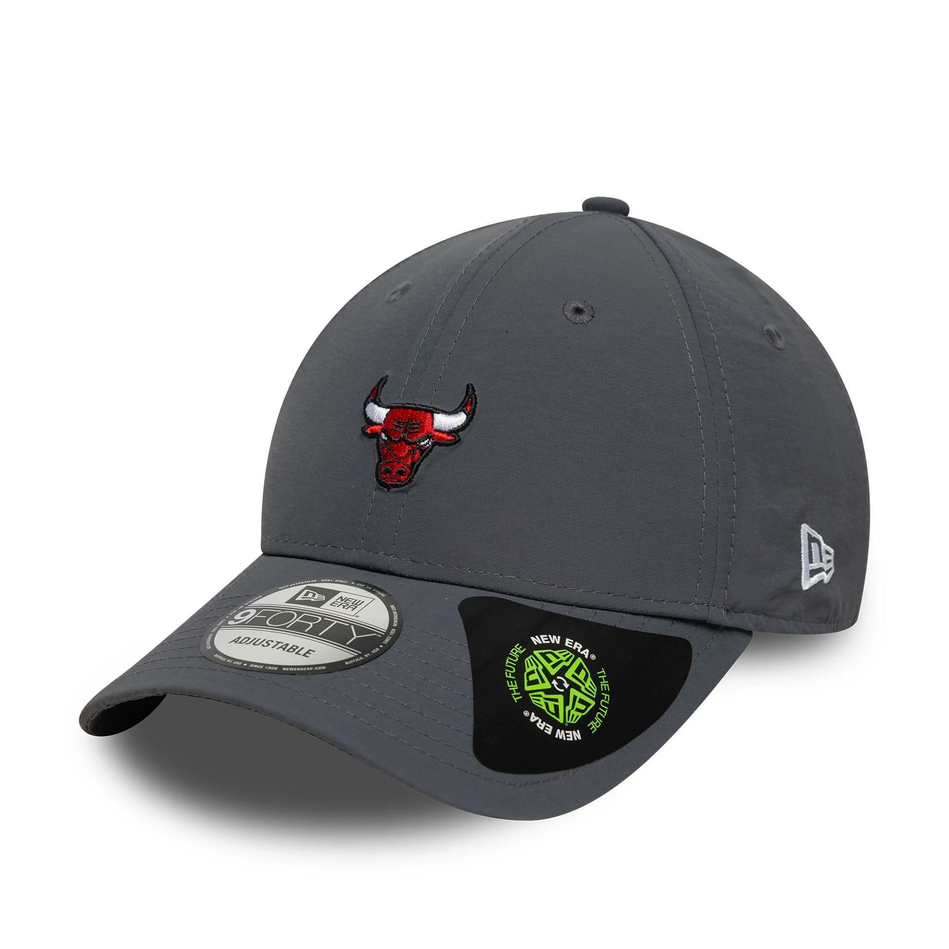 Chicago Bulls NBA Recycled Mini Dark Grey 9FORTY Adjustable Cap-kentox