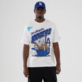 LA Dodgers MLB Lifestyle Graphic White T-Shirt-kentox