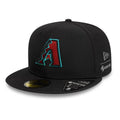 Arizona Diamondbacks MLB Gore-Tex Black 59FIFTY Fitted Cap-kentox
